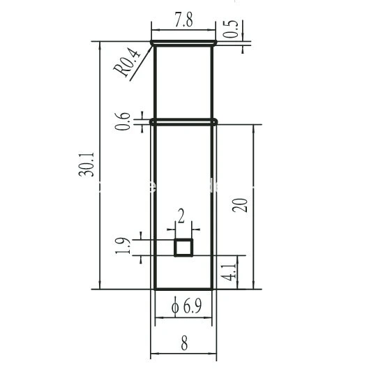 흰색 A-06-3 네온 램프 230v 네온 표시기 15000HRS 수명 0